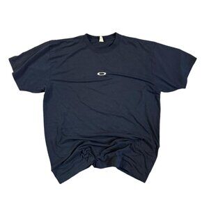 Vintage Center Logo Oakley tee (navy blue fade)